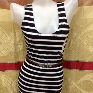 Forever 21 Cotton Elastic sleeveless dress